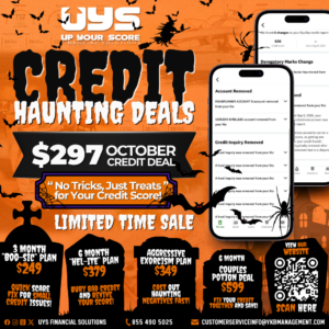 Credit Haunting Deals – October Credit Repair Sale